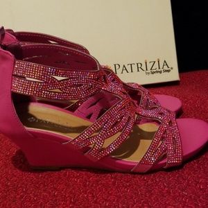 patrizia sparkling wedge sandal